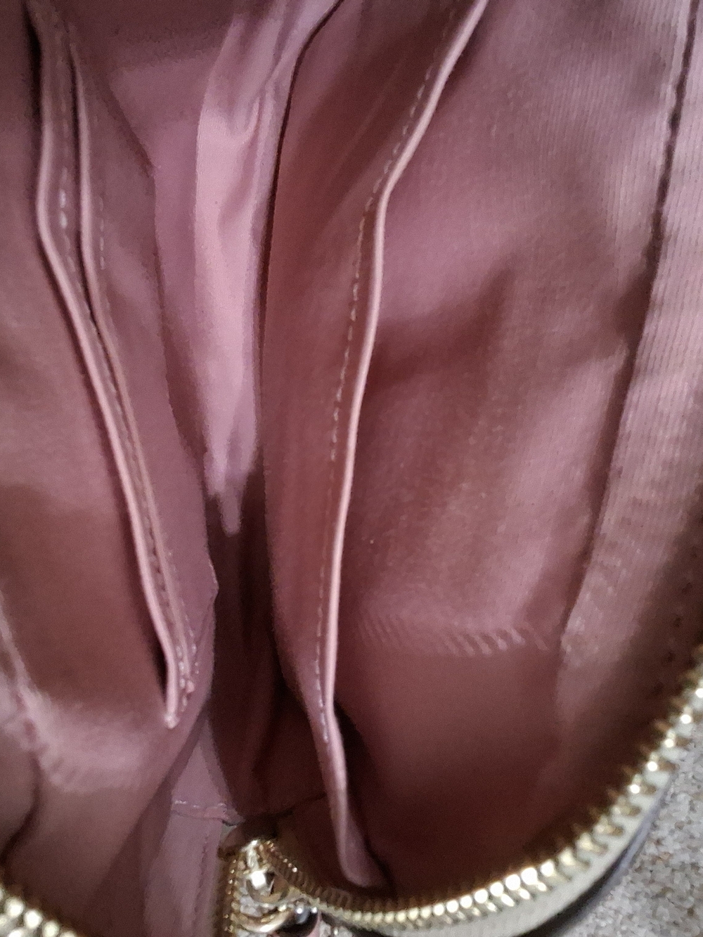 Coach Beige Signature Canvas Crossbody with Pink Trim - Picture 2 of 3